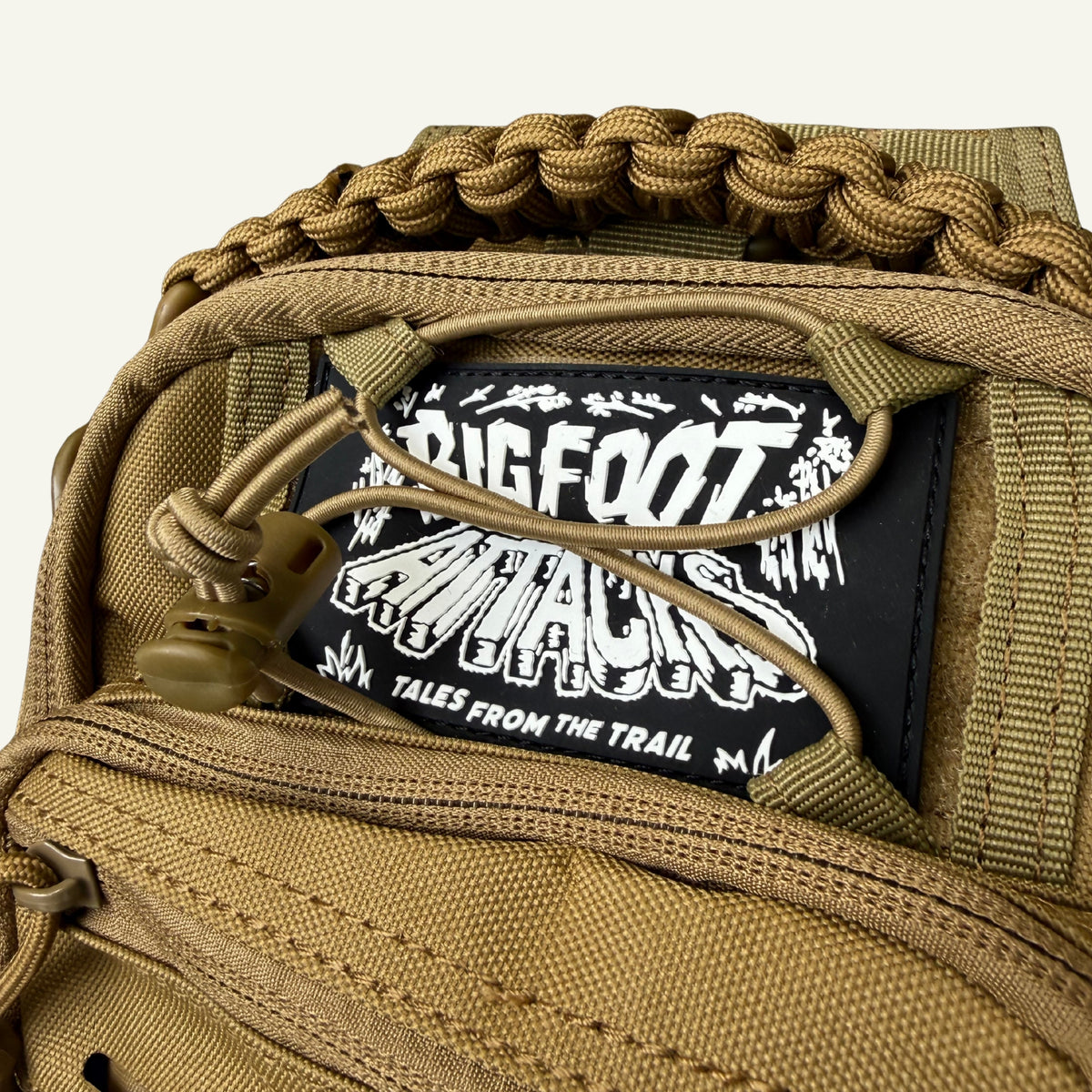 Close up of Bigfoot Attacks Patch