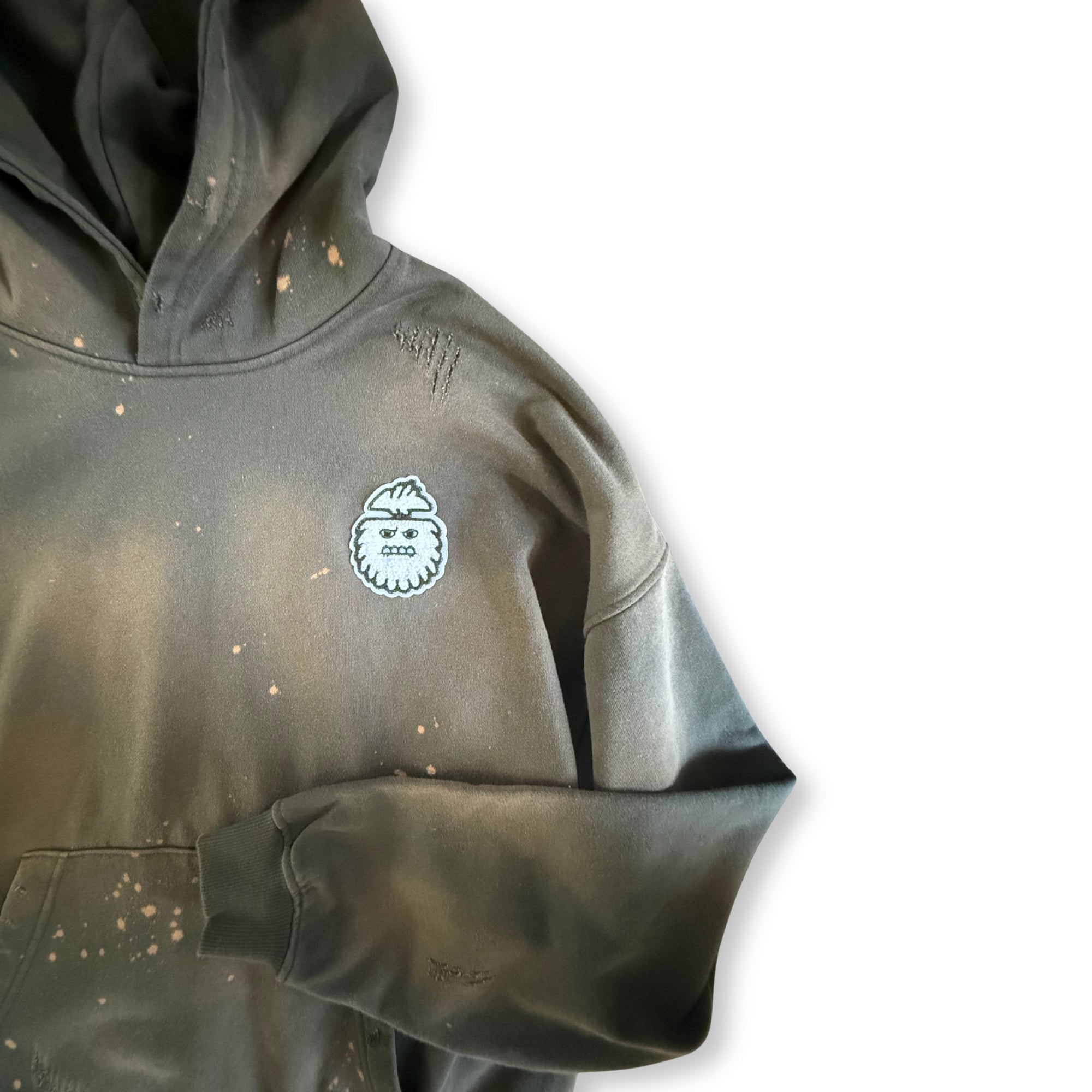 Bigfoot Attacks! Hoodie - Bigfoot Kick