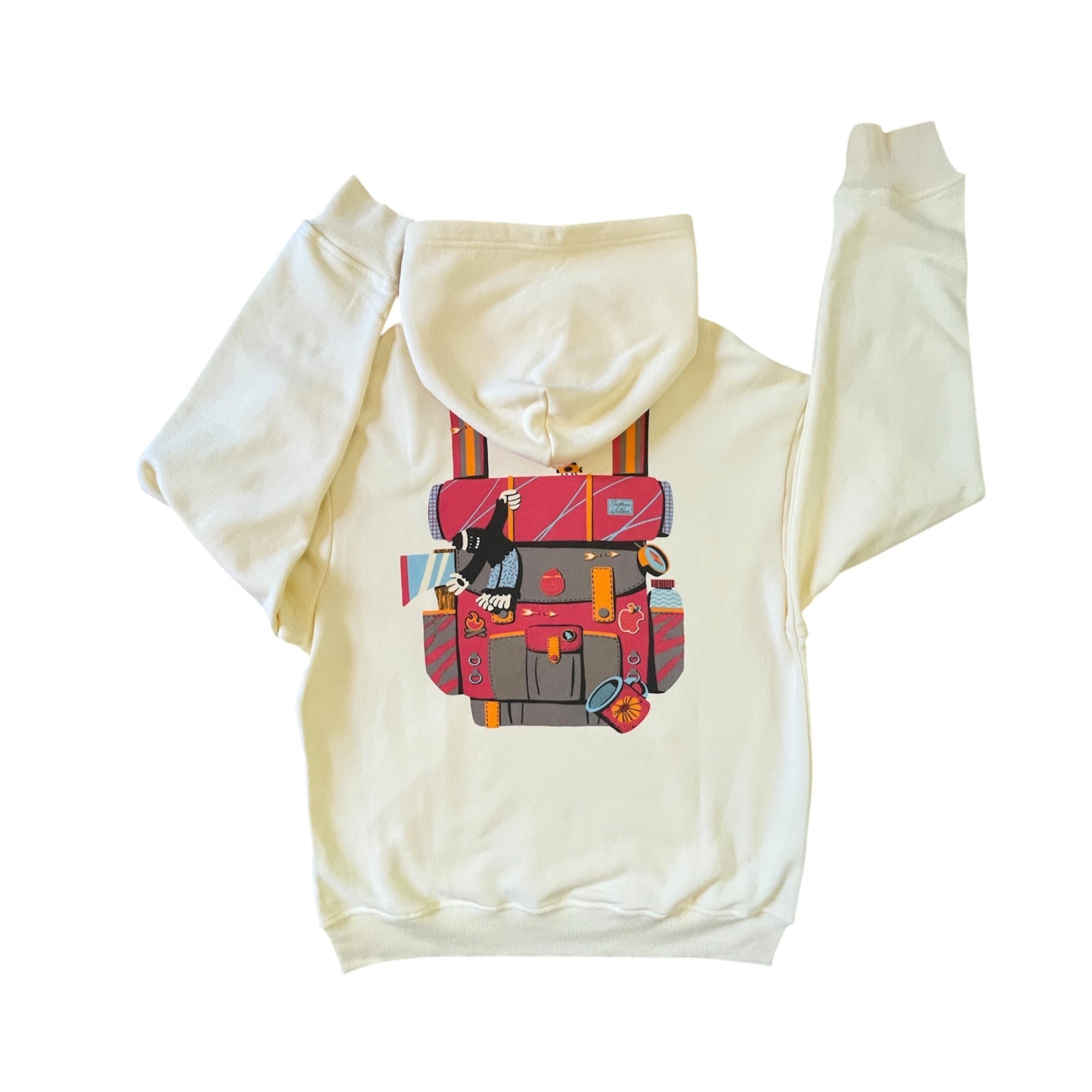 Bigfoot Backpack Hoodie - Bigfoot Kick