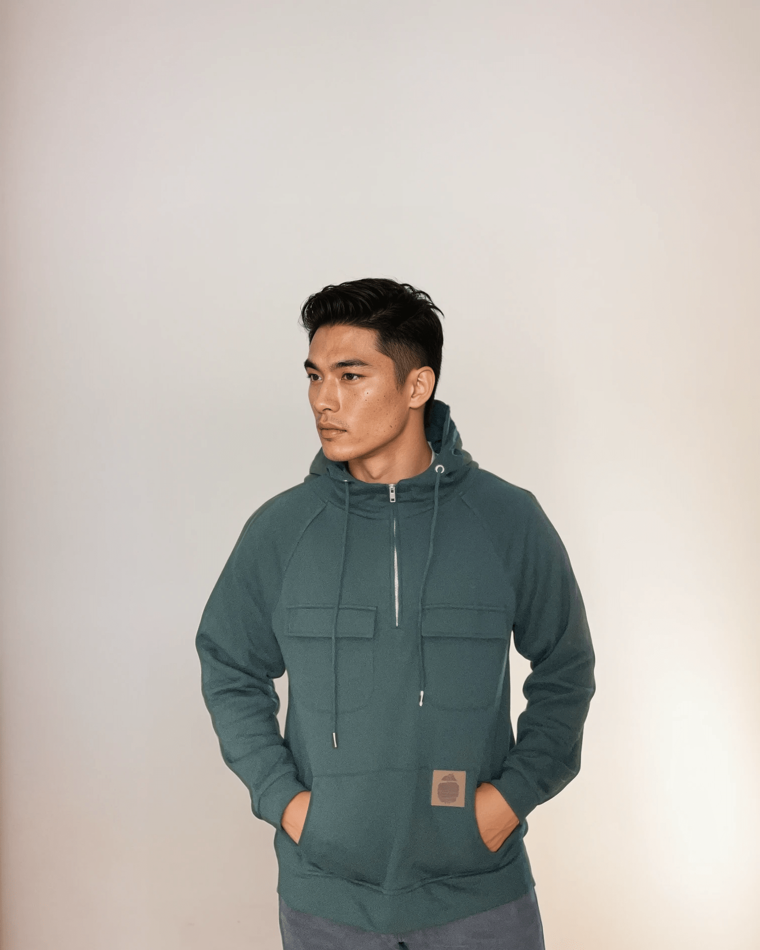 Bigfoot Quarter Zip Hoodie - Bigfoot Kick