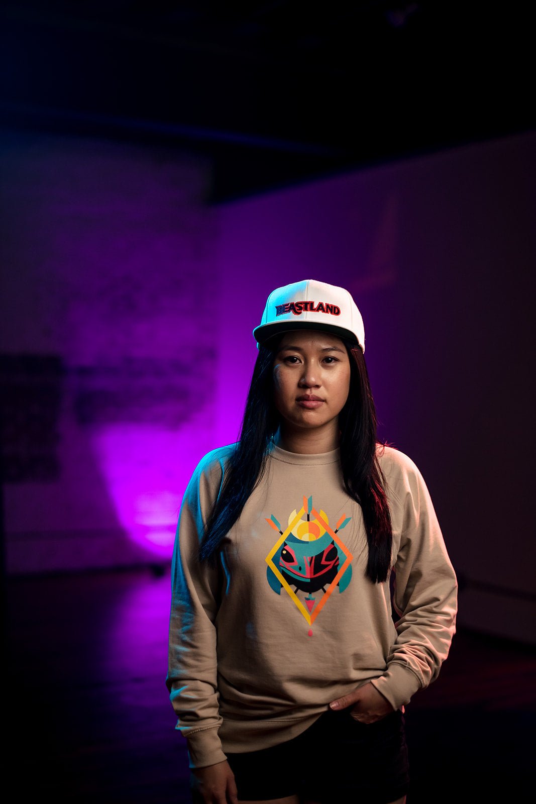 Beastland Harlequin Sweatshirt - Bigfoot Kick
