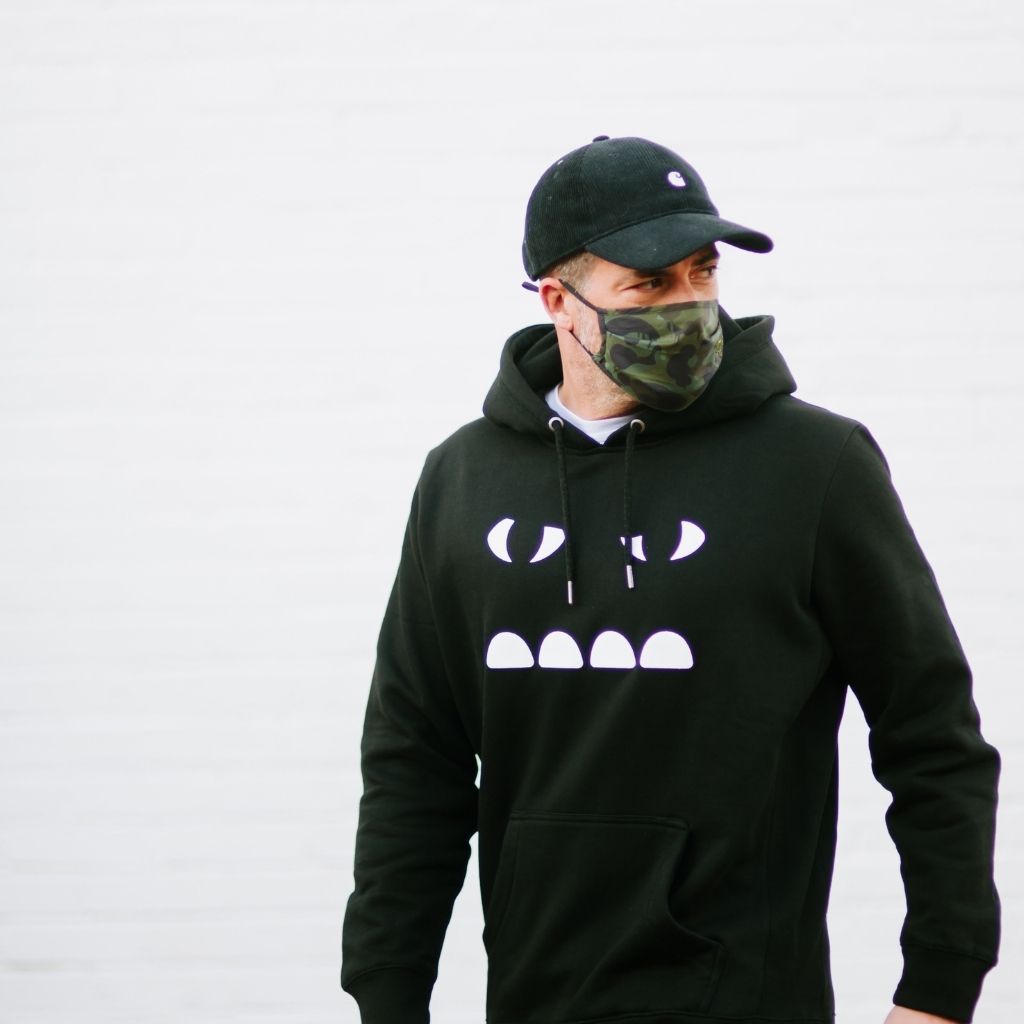 Bigfoot Kick Into the Dark Hoodie - Bigfoot Kick