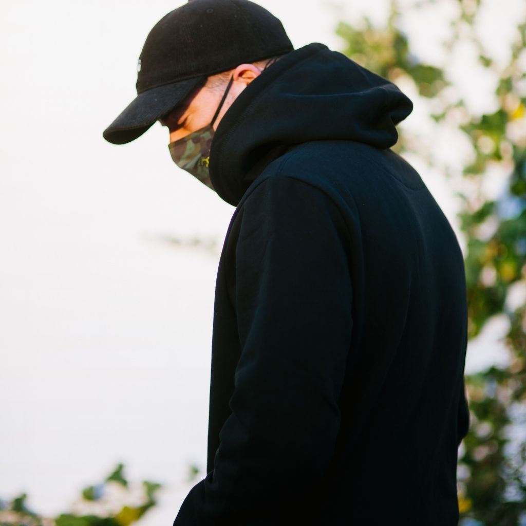 Bigfoot Kick Into the Dark Hoodie - Bigfoot Kick