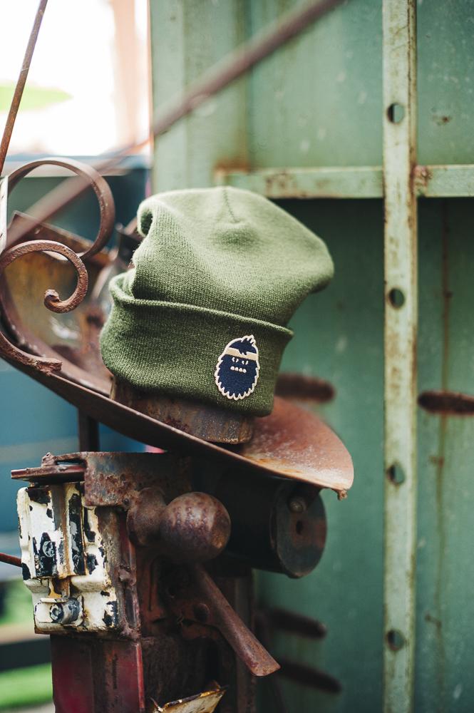 Bigfoot Kick Olive Cuffed Beanie - Bigfoot Kick