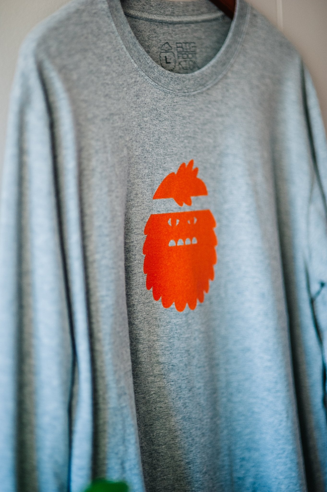 Bigfoot Long Sleeve Shirt in Gray - Bigfoot Kick