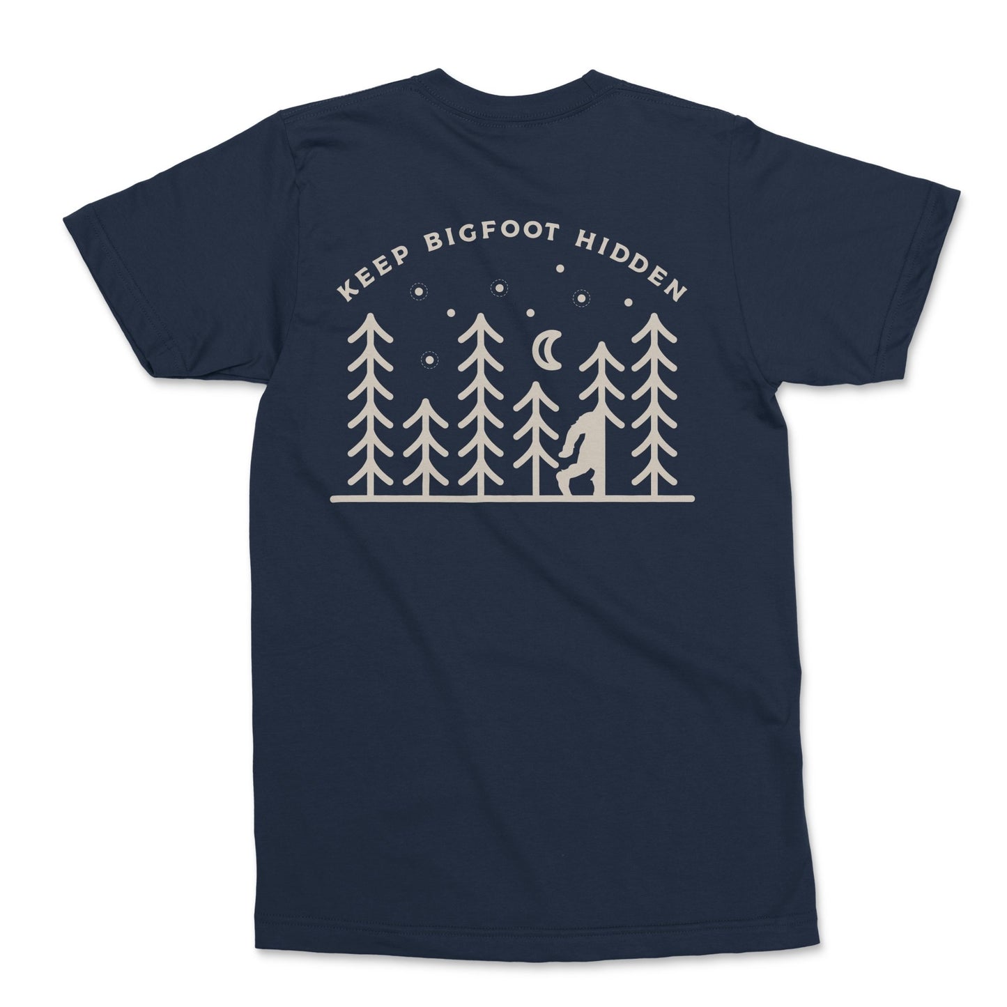 Keep Bigfoot Hidden Tee - Bigfoot Kick