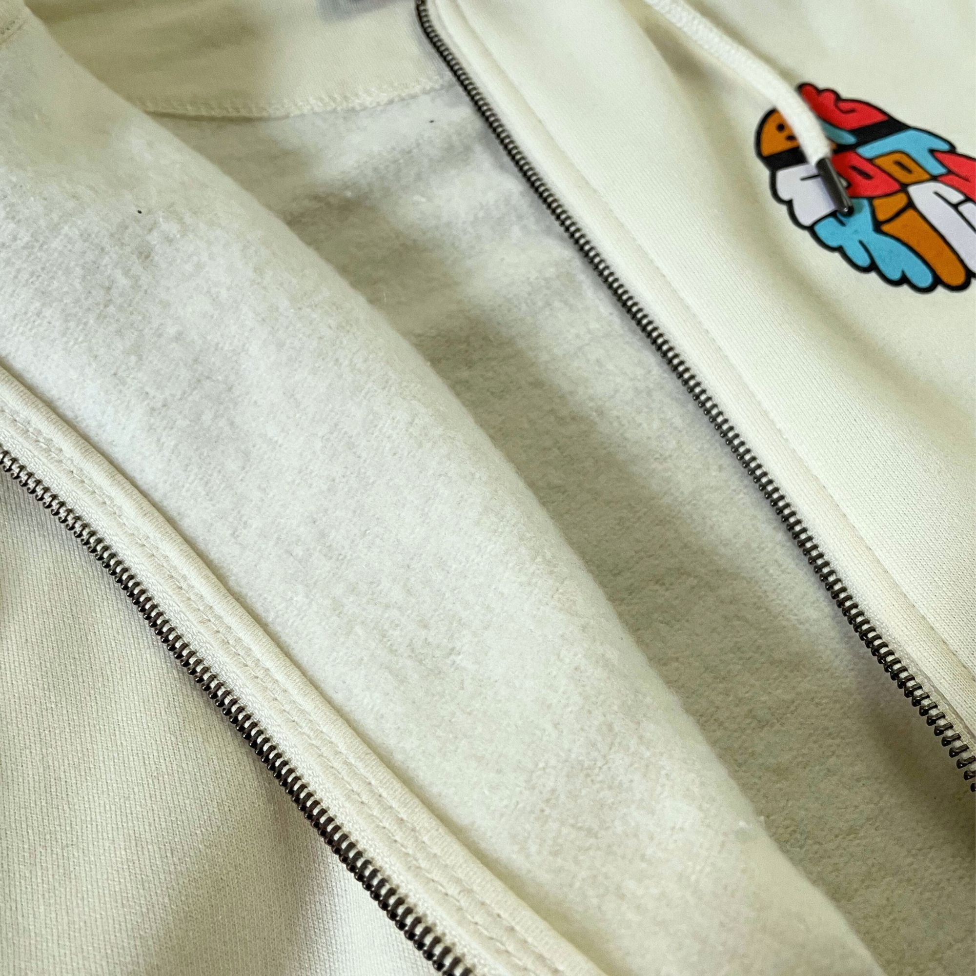 Melty Bigfoot Zip-Up Hoodie - Bigfoot Kick