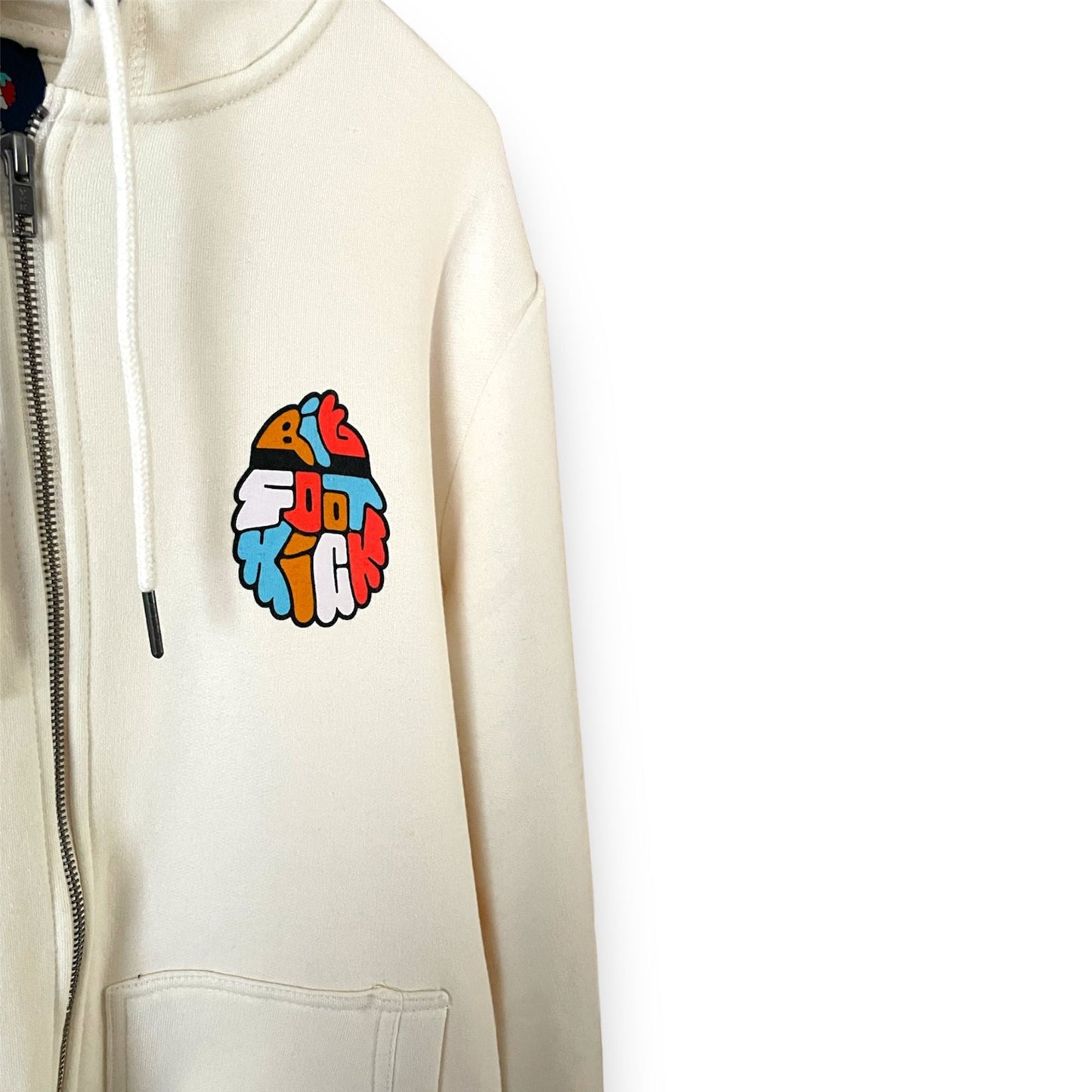Melty Bigfoot Zip-Up Hoodie - Bigfoot Kick