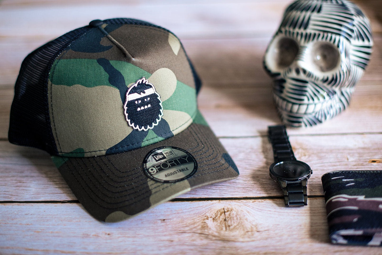 New Era Bigfoot Snapback Trucker Hat - Bigfoot Kick