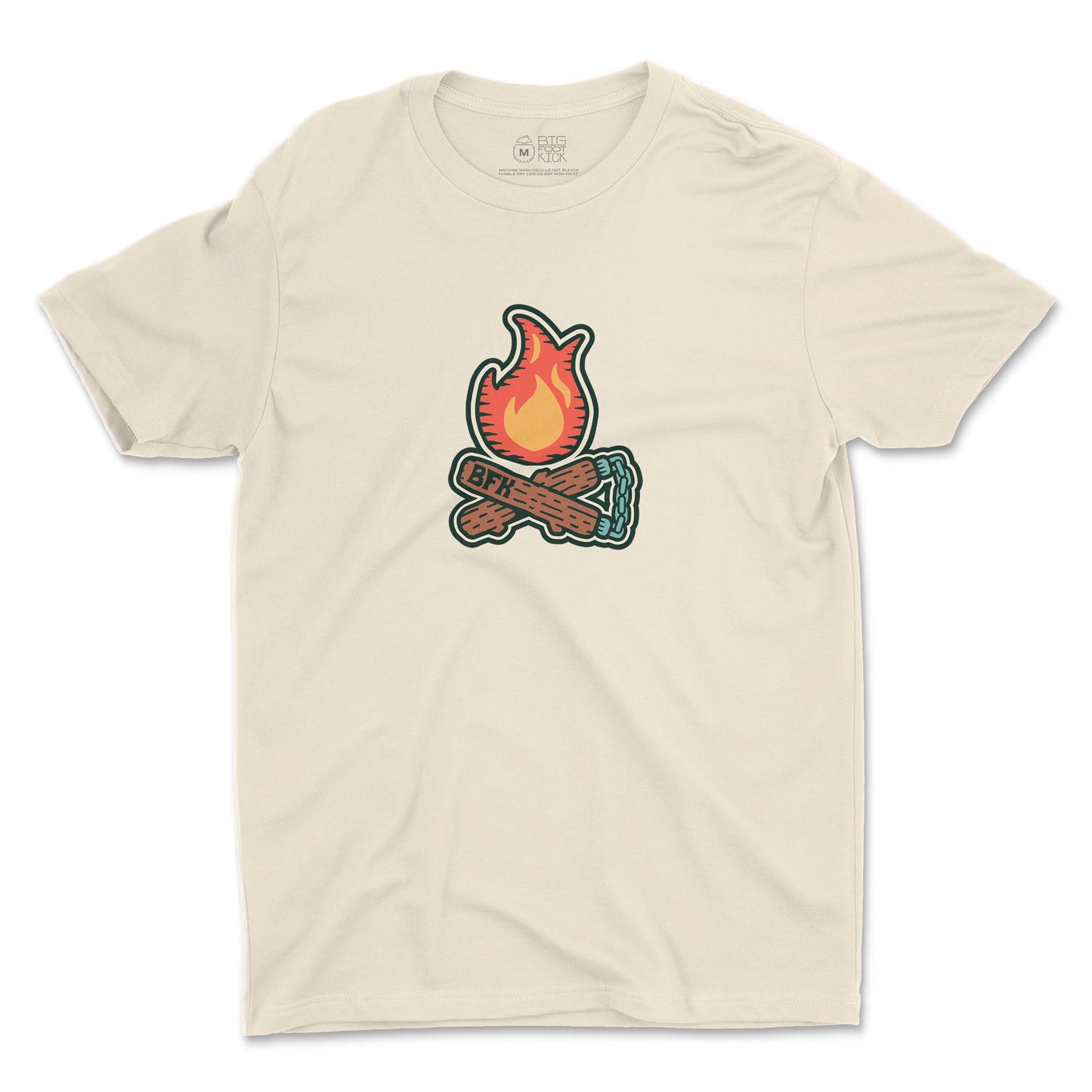Nunchuck Fire Premium Tee - Bigfoot Kick