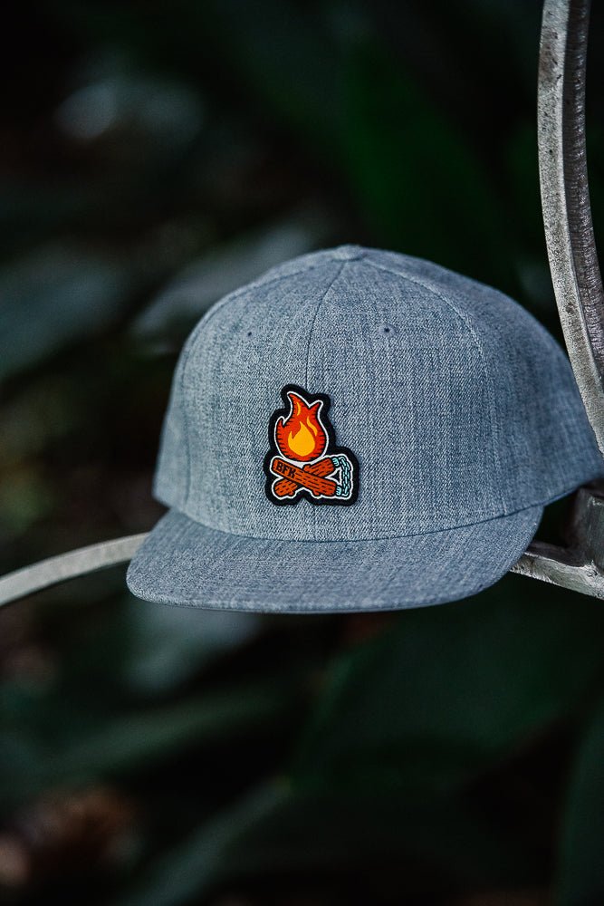 Nunchuck Fire Snapback Hat - Bigfoot Kick