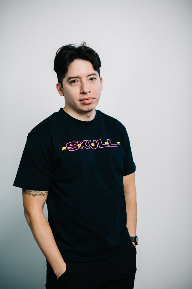 SkullRobot Neon Pop T-Shirt - Bigfoot Kick