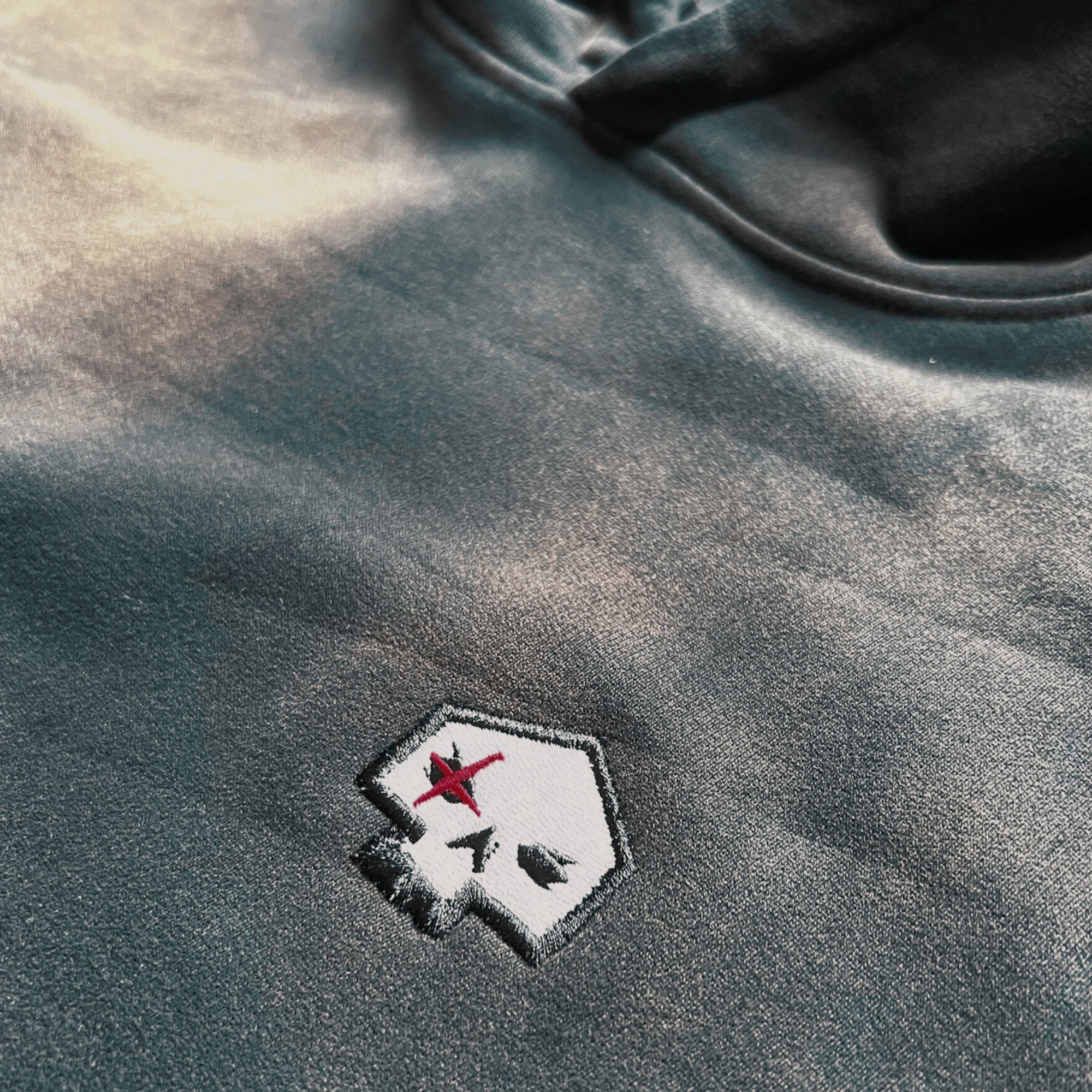 SkullRobot Washed Hoodie - Bigfoot Kick