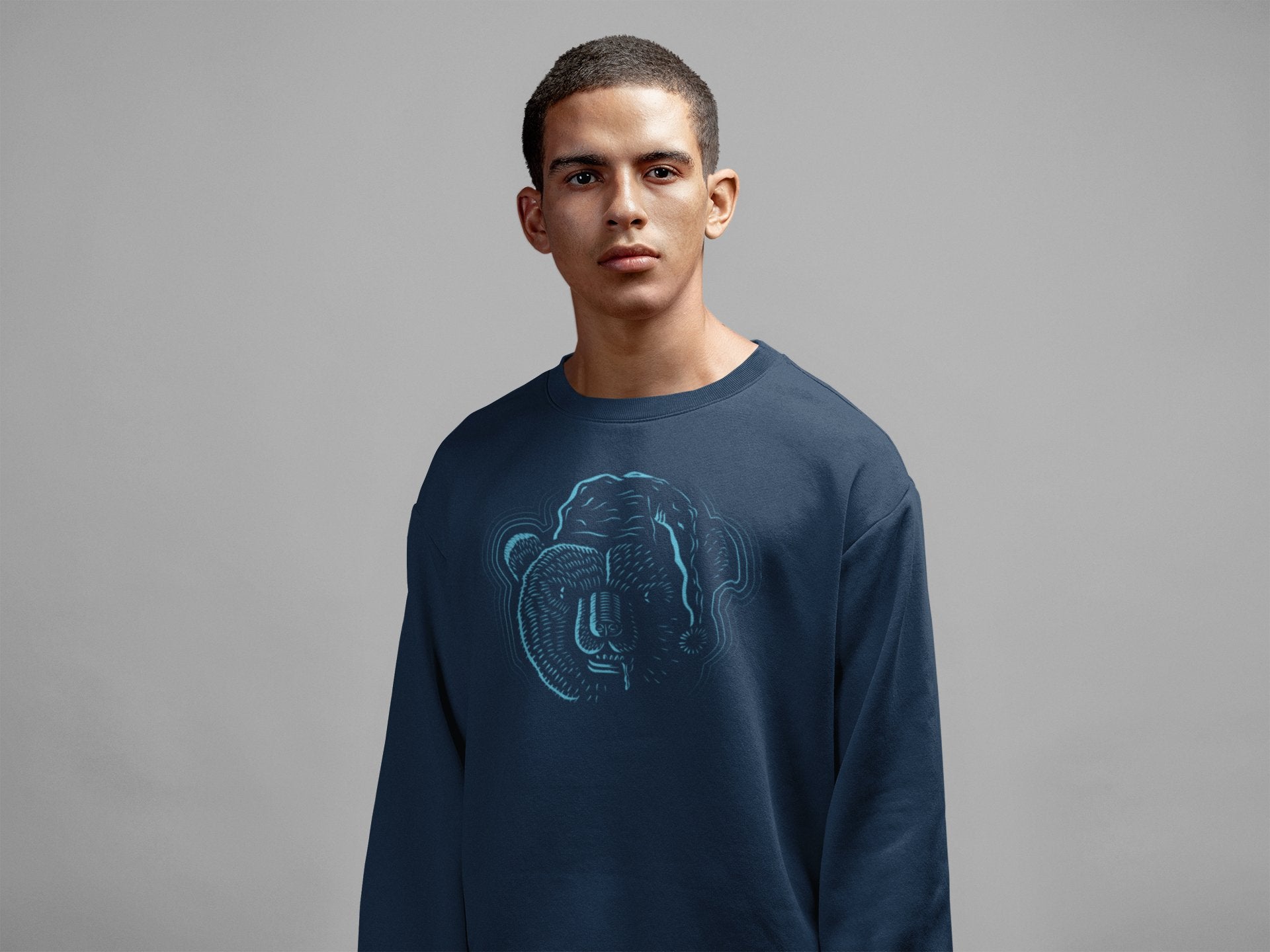 Sleeping Bear Fleece Sweatshirt - Bigfoot Kick