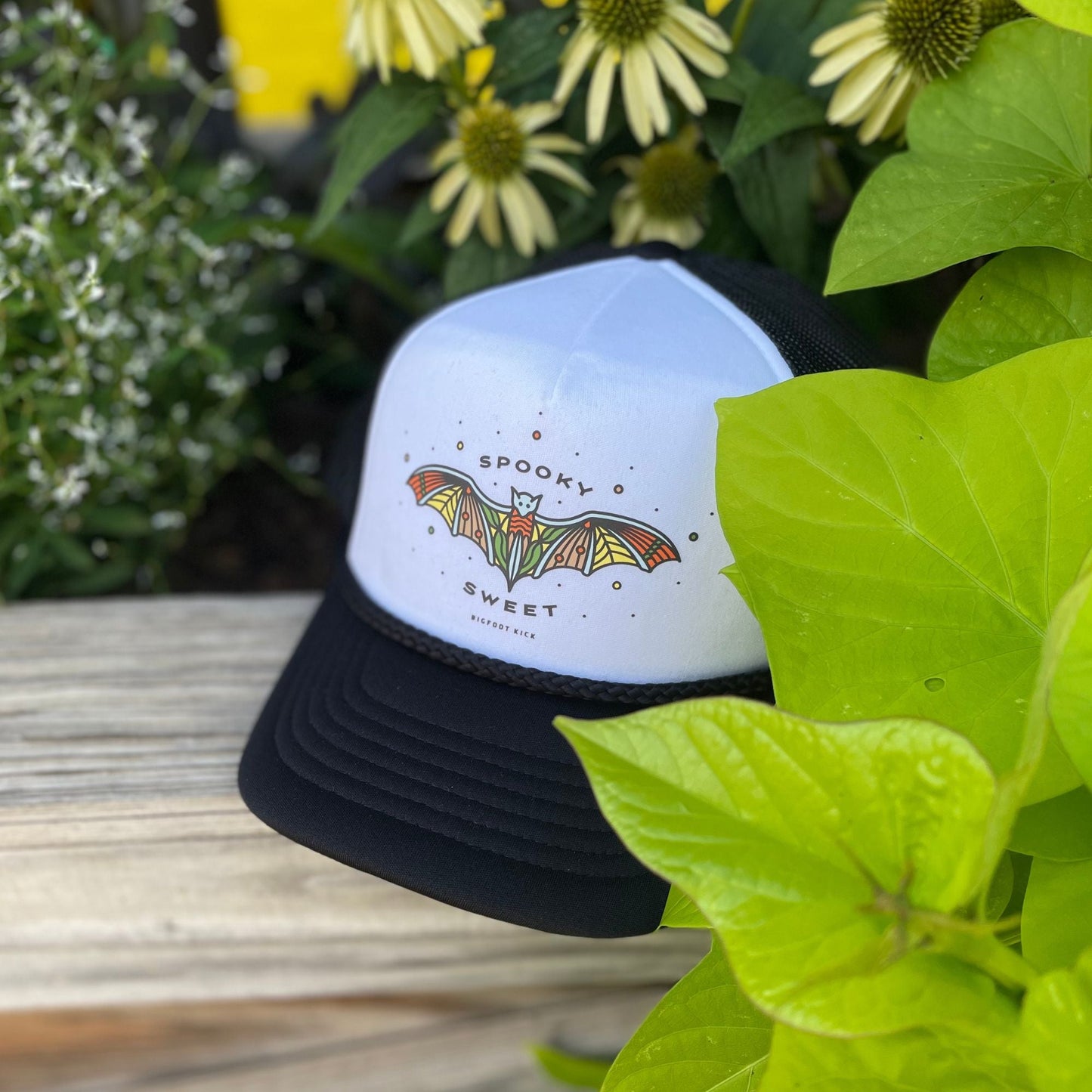 Spooky Sweet Foam Trucker Hat - Bigfoot Kick