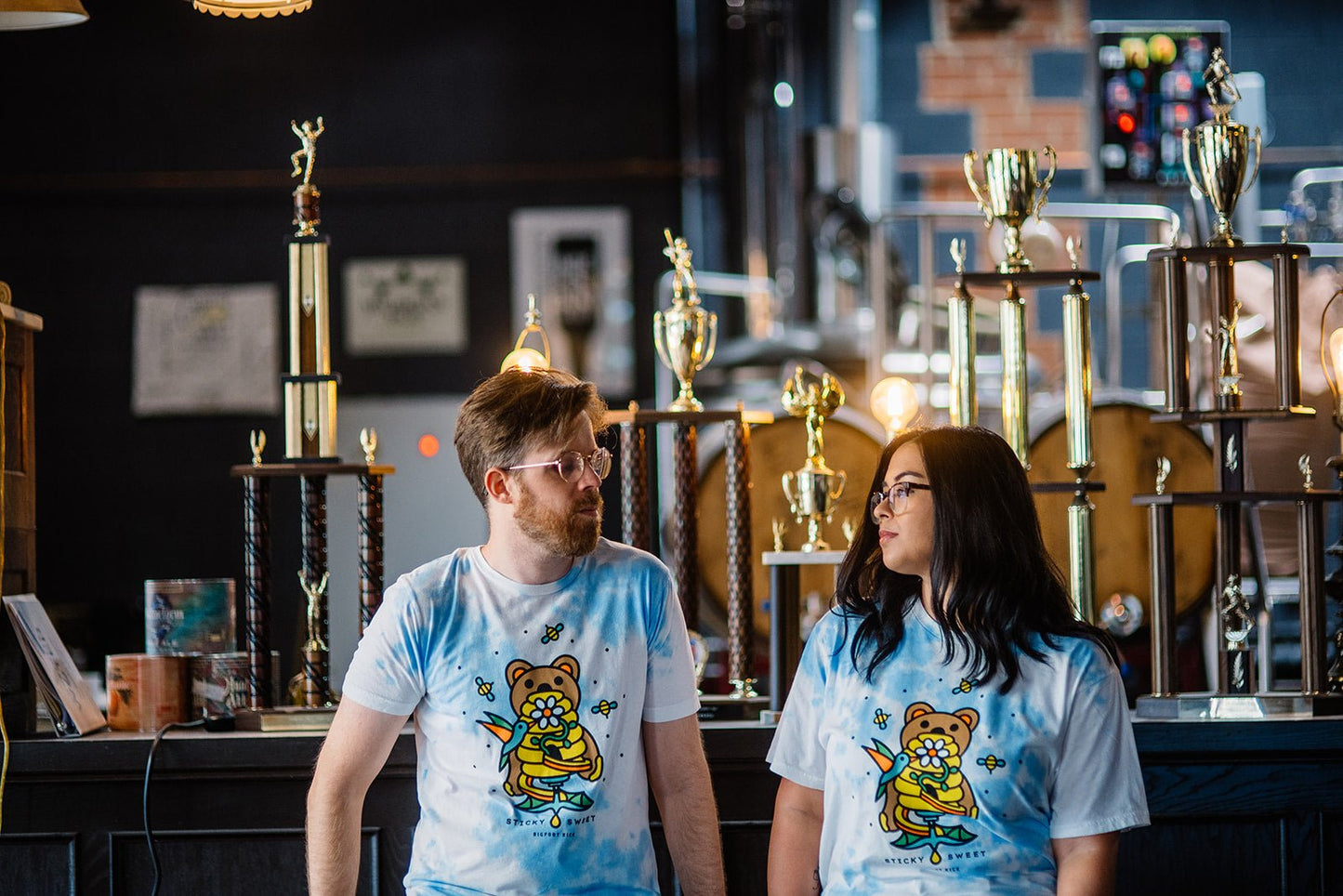 Sticky Sweet T-shirt in Cloud Blue - Bigfoot Kick