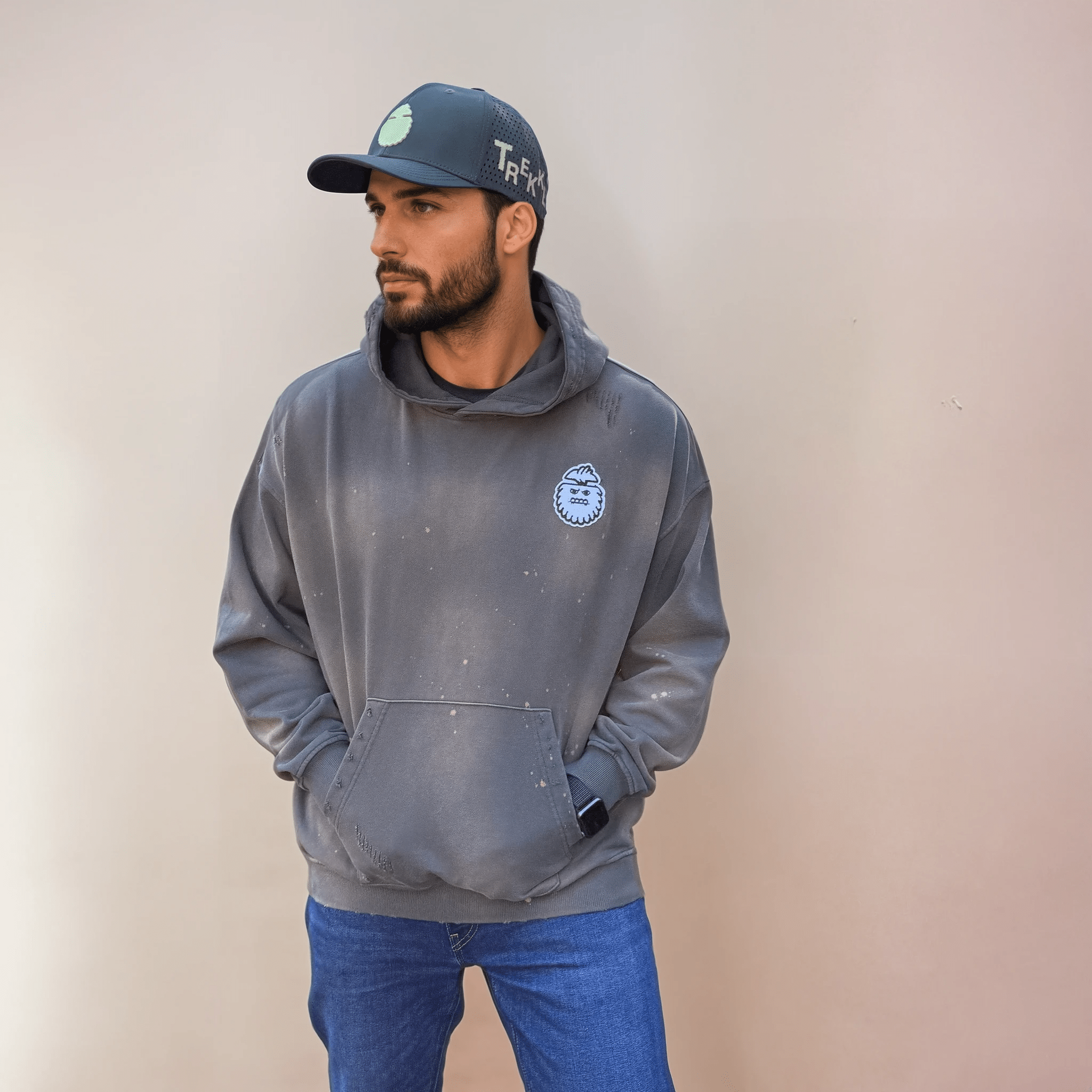 Bigfoot Attacks! Hoodie - Bigfoot Kick