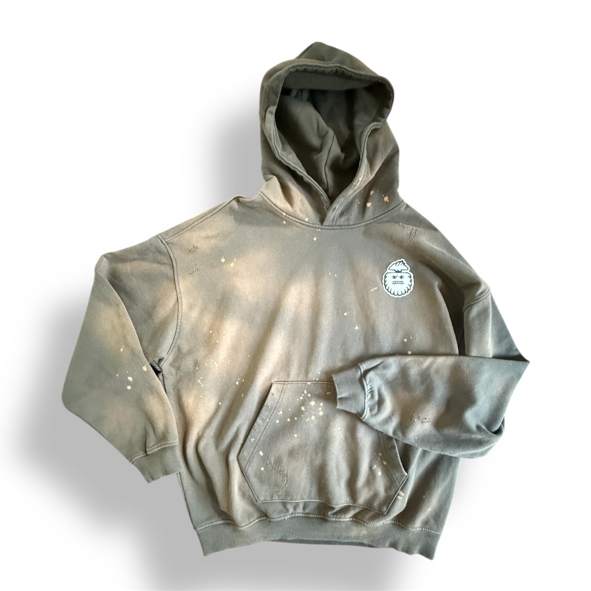 Bigfoot Attacks! Hoodie - Bigfoot Kick