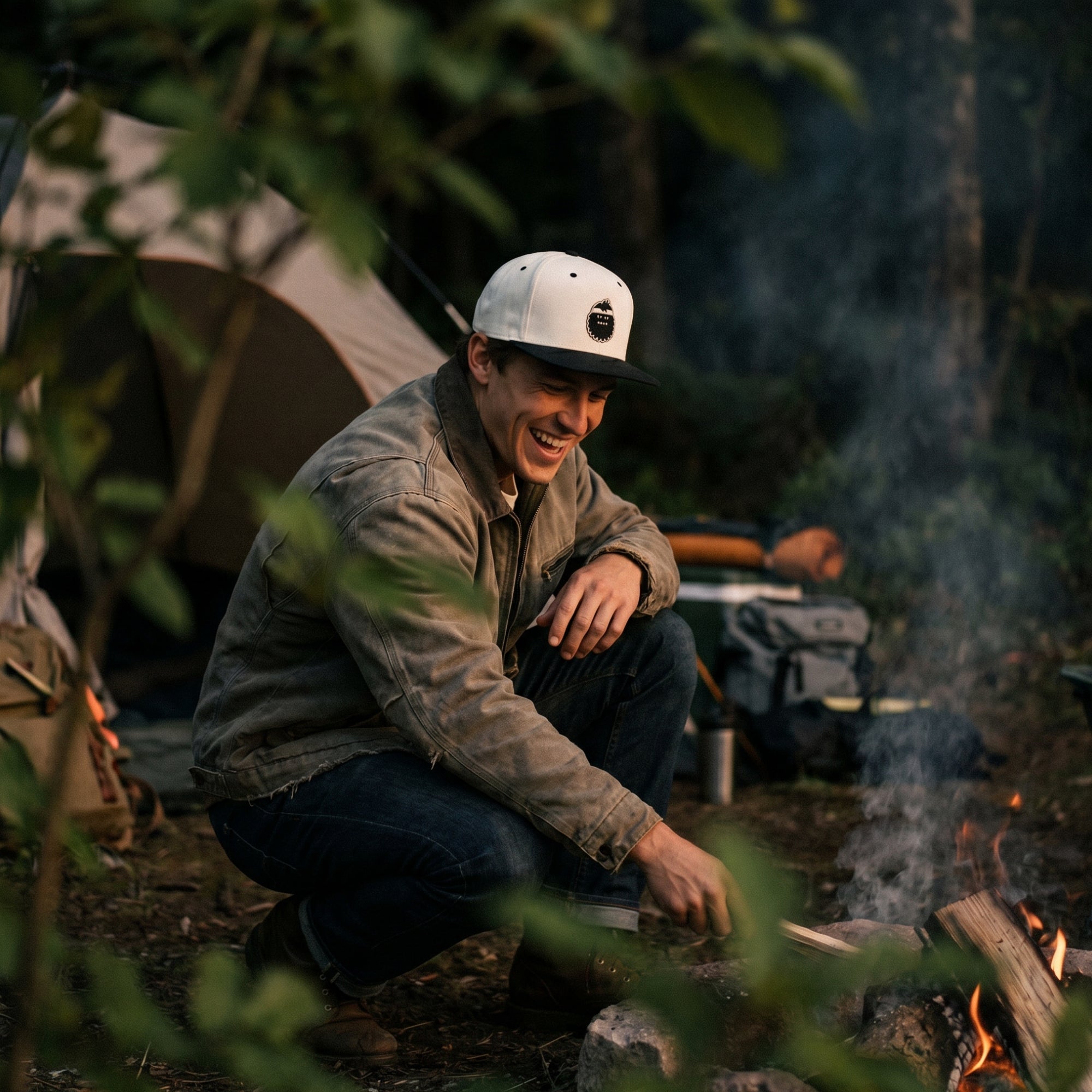 Bigfoot Patch Snapback Hat - Bigfoot Kick