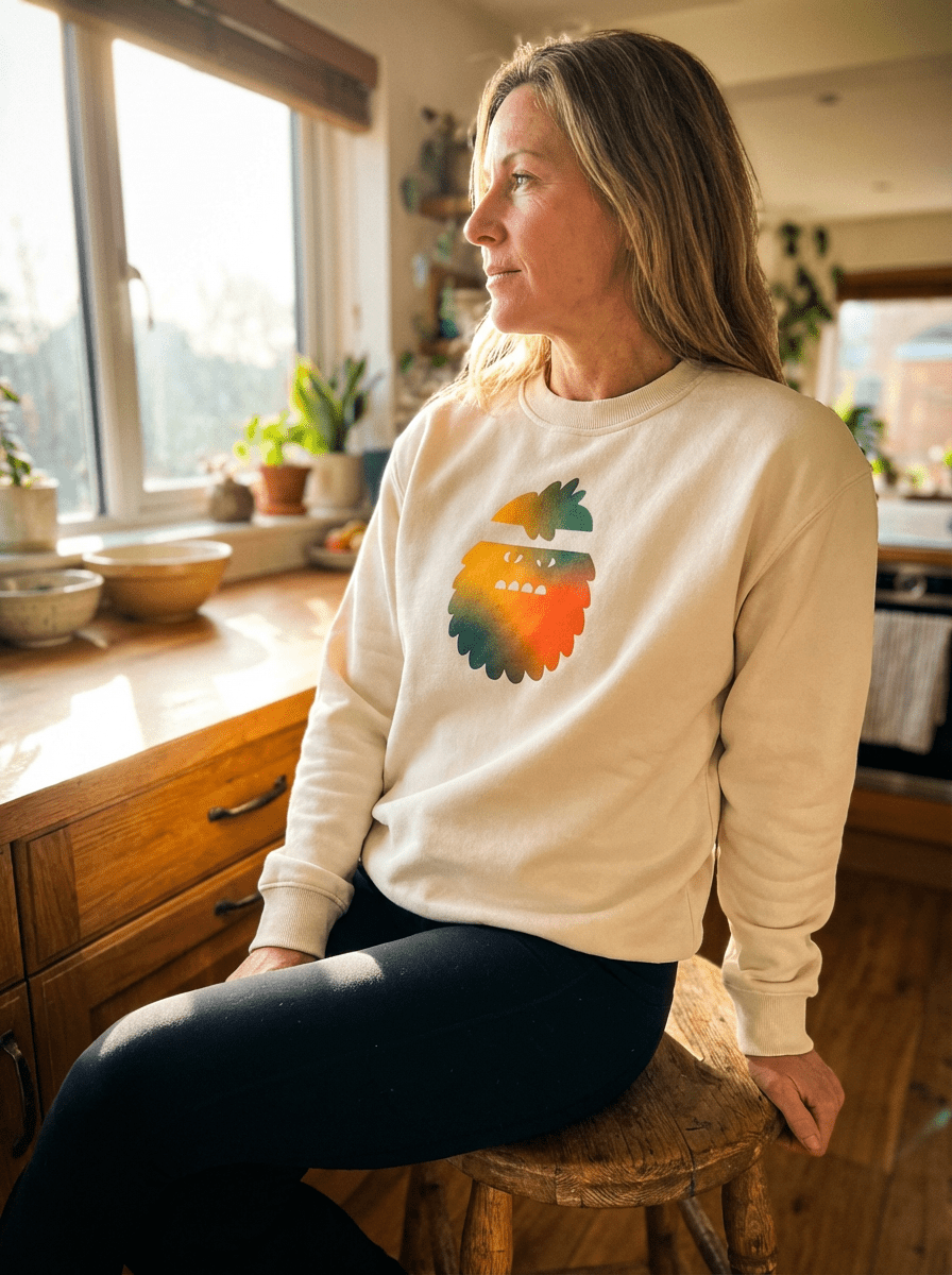 Campfire Bigfoot Sweatshirt - Bigfoot Kick