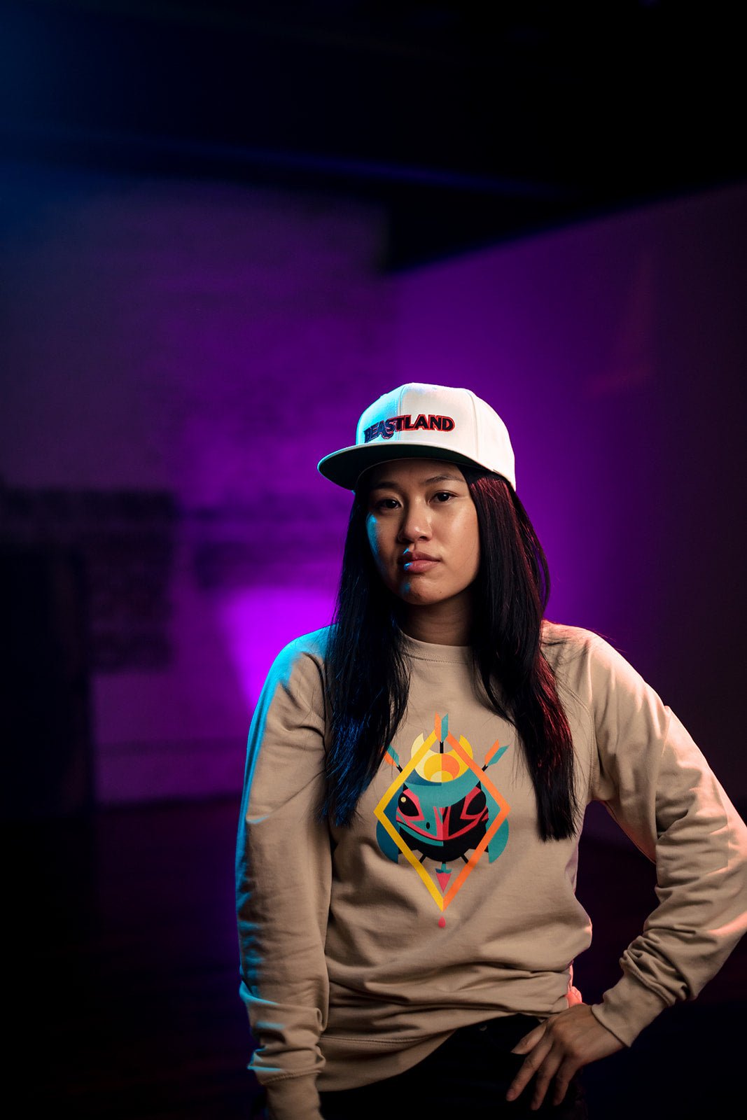 Beastland Harlequin Sweatshirt - Bigfoot Kick