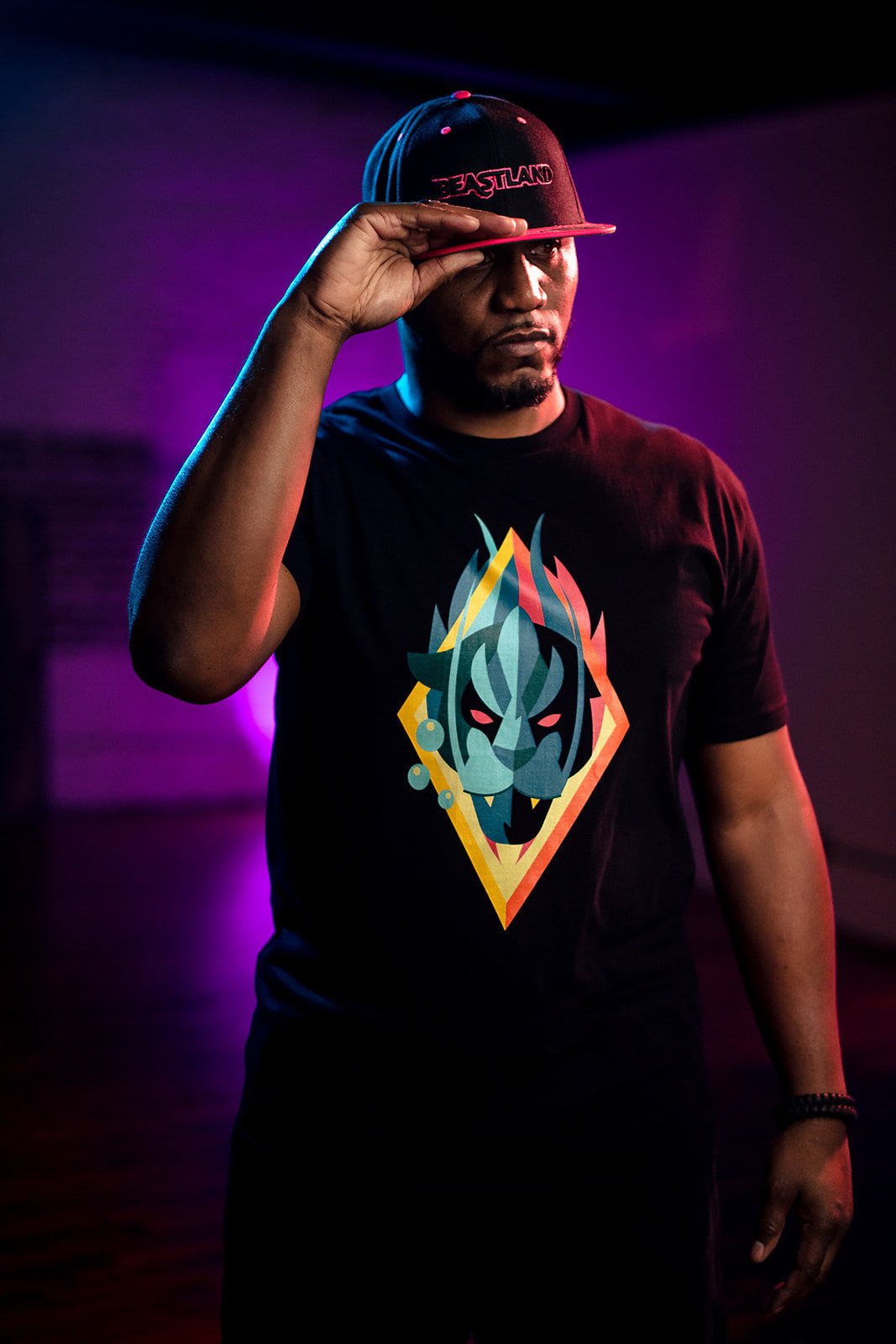 Beastland Snapback Hat - Bigfoot Kick