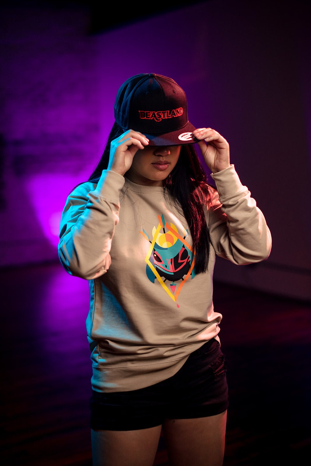 Beastland Snapback Hat - Bigfoot Kick