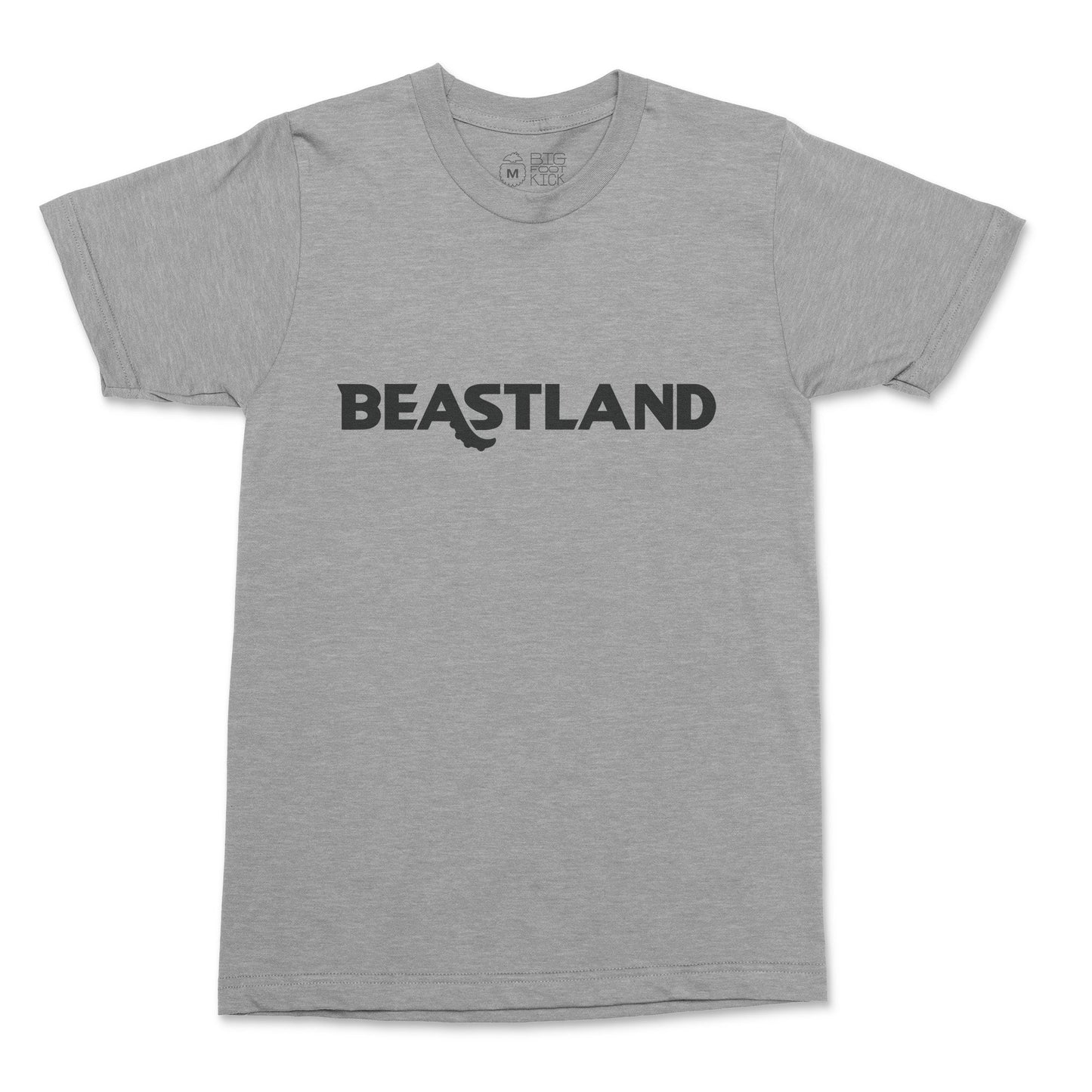 Beastland T-Shirt in Gray - Bigfoot Kick