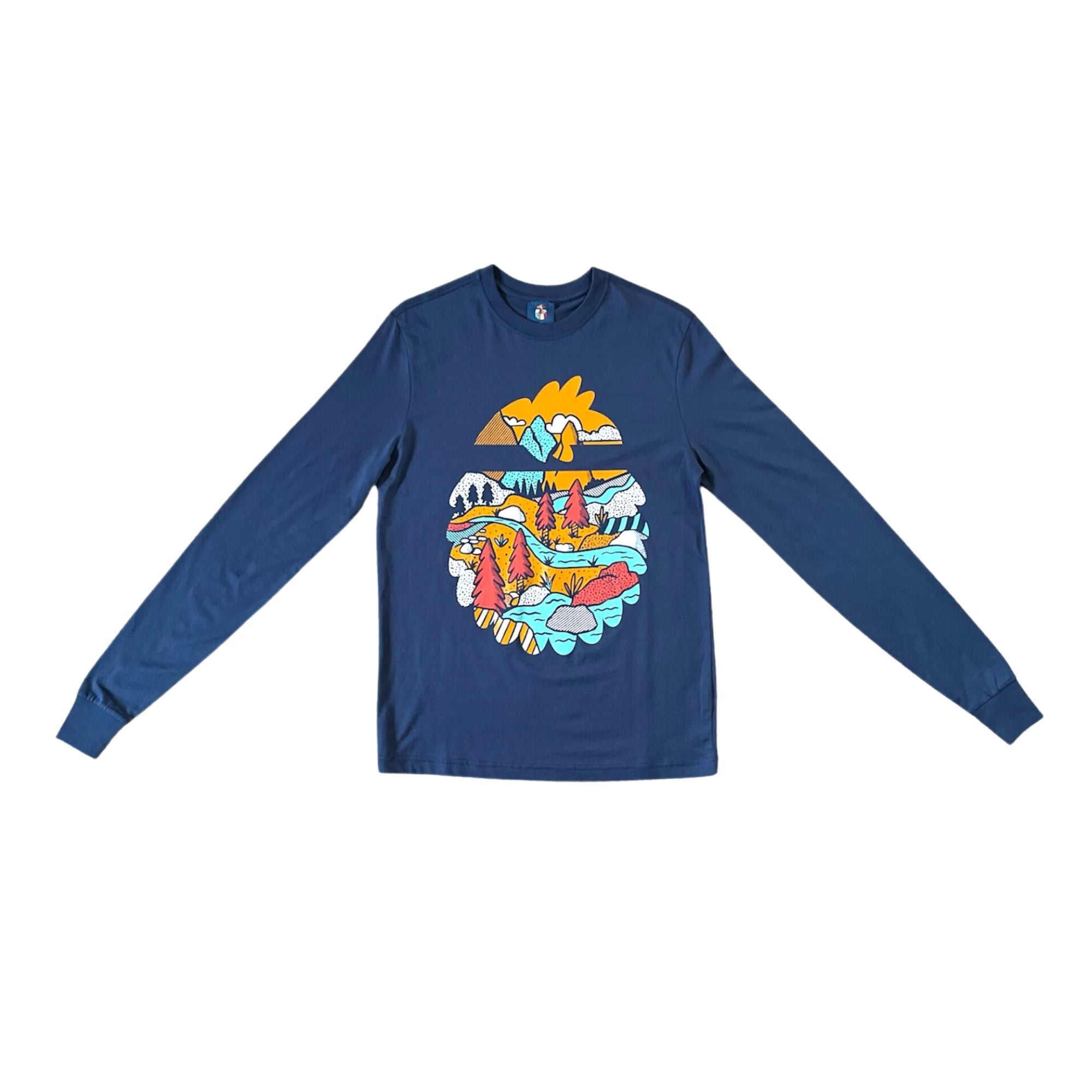 Bigfoot's Wilderness Long-Sleeve T-Shirt - Bigfoot Kick