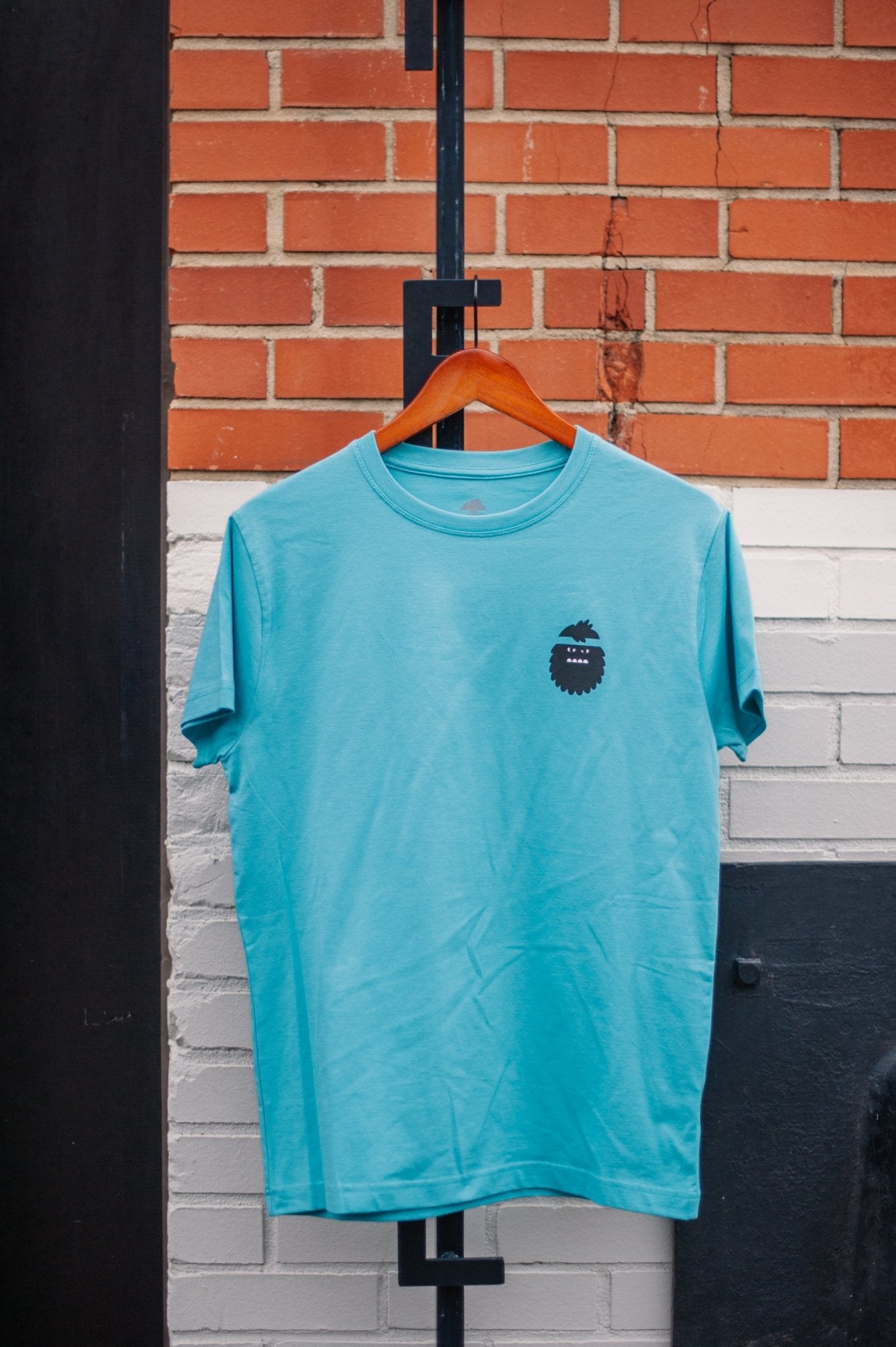 Close Encounter Tee in Aqua - Bigfoot Kick
