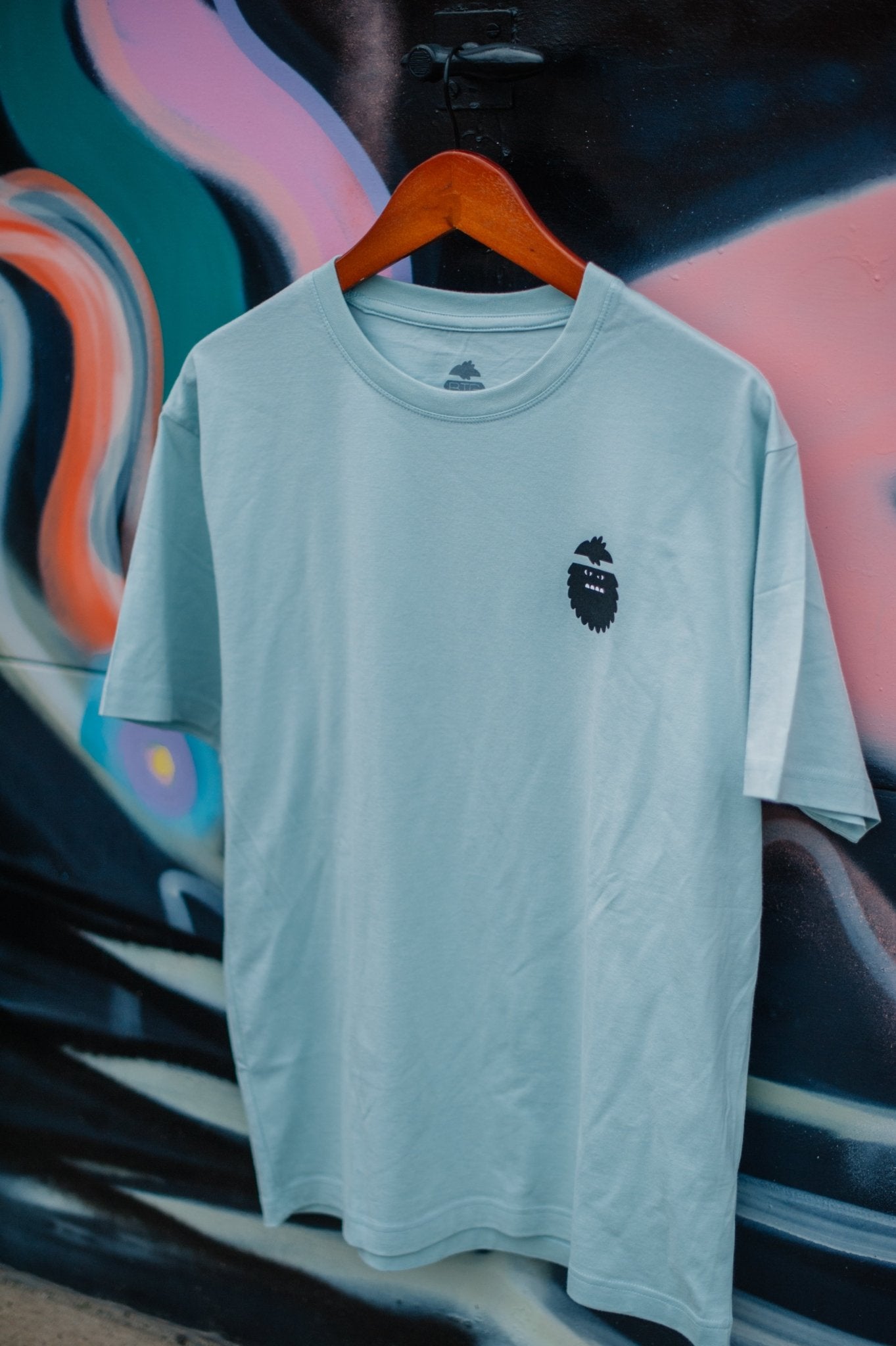 Close Encounter Tee in Seafoam - Bigfoot Kick