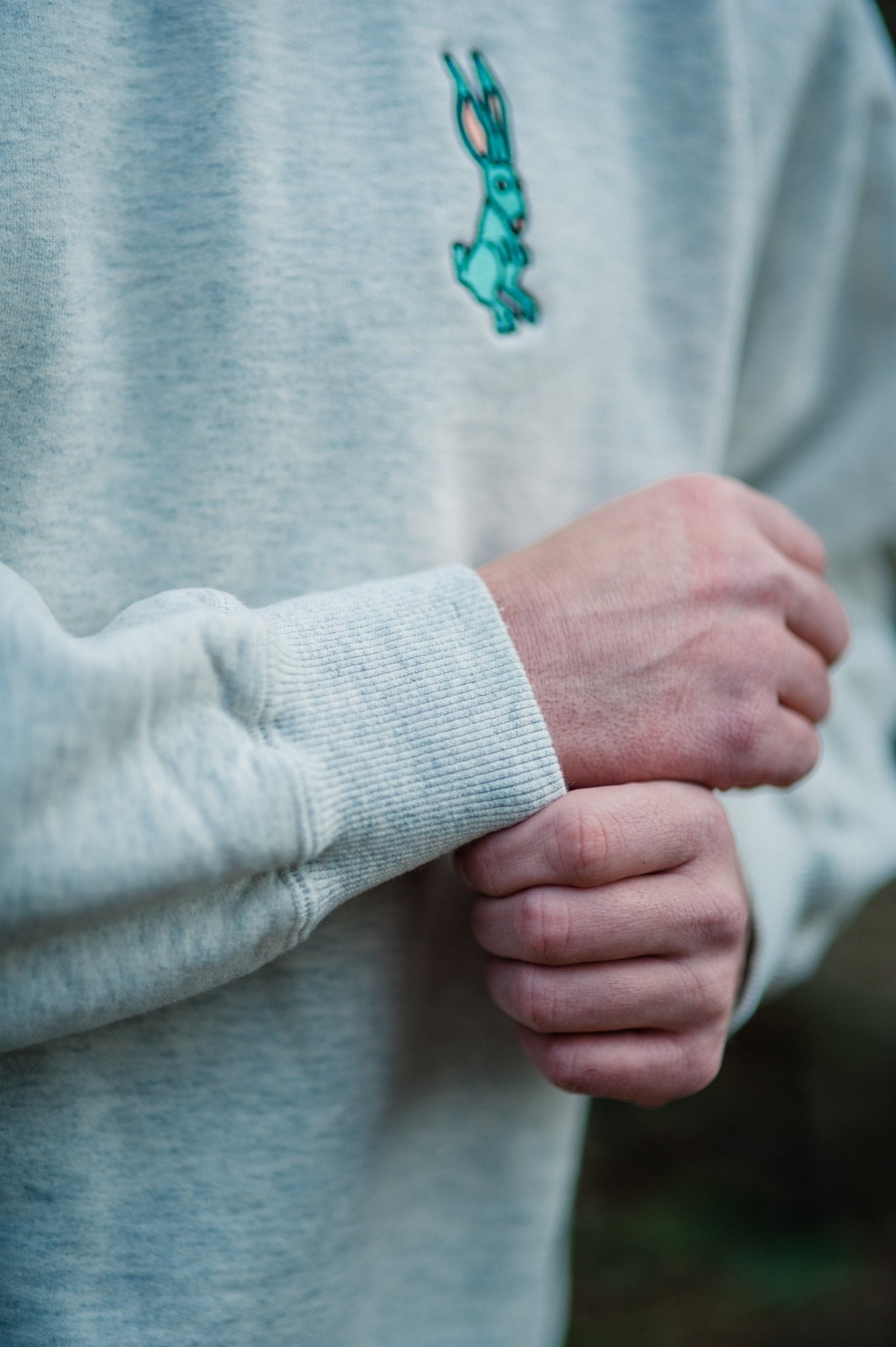 Jackrabbit Sweatshirt in Eggshell - Bigfoot Kick