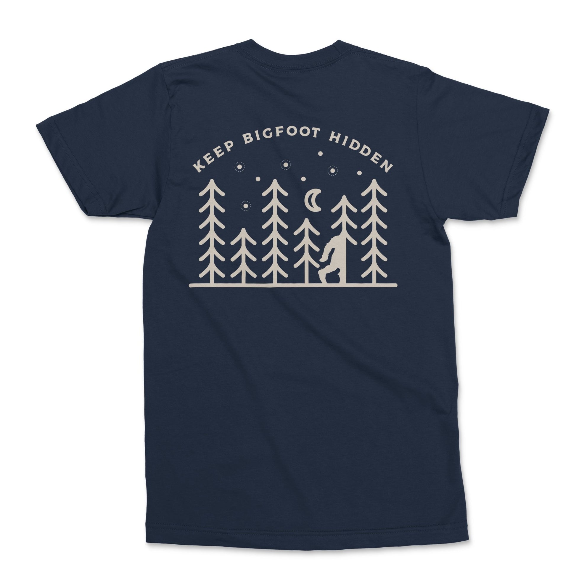 Keep Bigfoot Hidden Tee - Bigfoot Kick