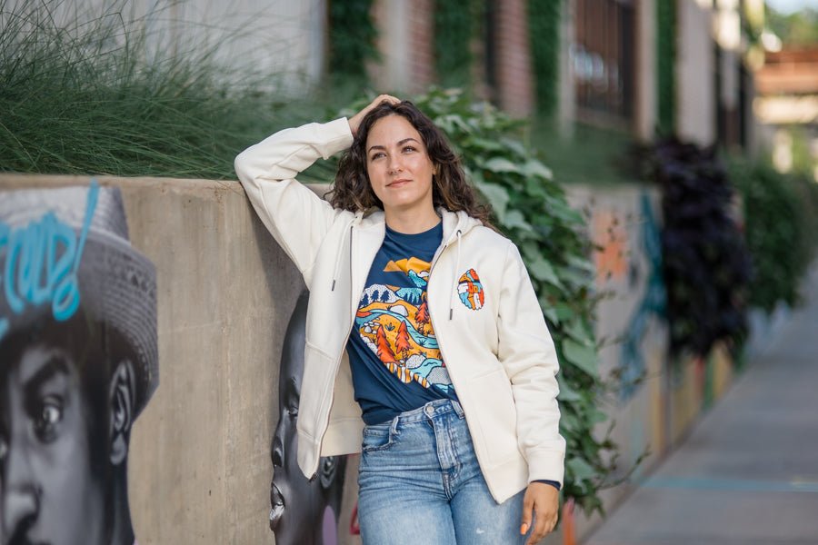 Melty Bigfoot Zip-Up Hoodie - Bigfoot Kick