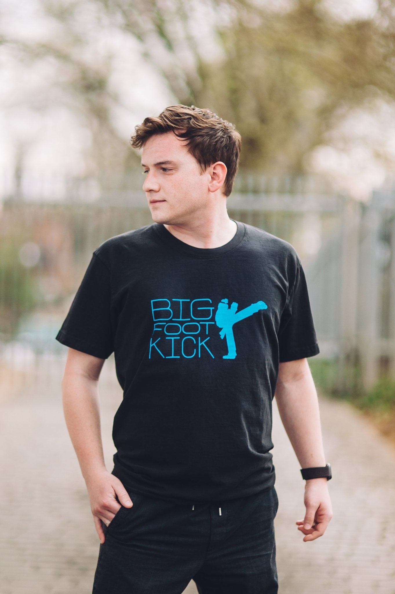 Remix KickBack 100% Recycled Shirt in Black - Bigfoot Kick