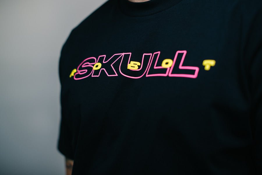 SkullRobot Neon Pop T-Shirt - Bigfoot Kick